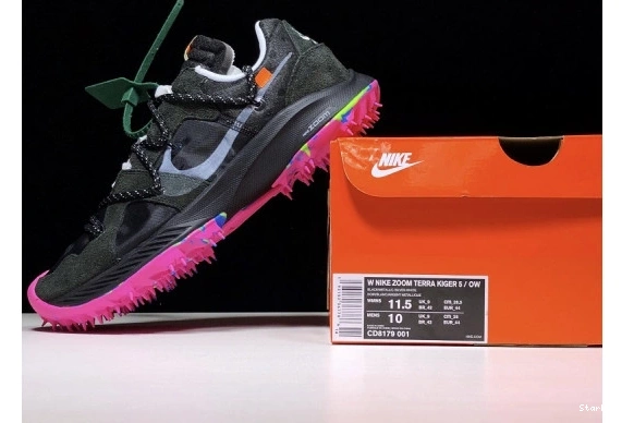 Terra O-W Nike CD8179-001 Zoom Kiger 5 Black x 1218